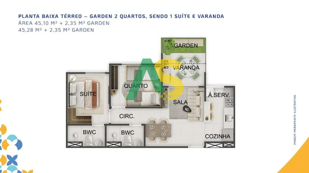Apartamento, 2 quartos, 44 m² - Foto 20