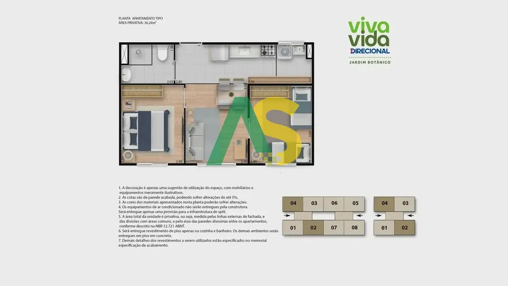 Apartamento, 2 quartos, 36 m² - Foto 5