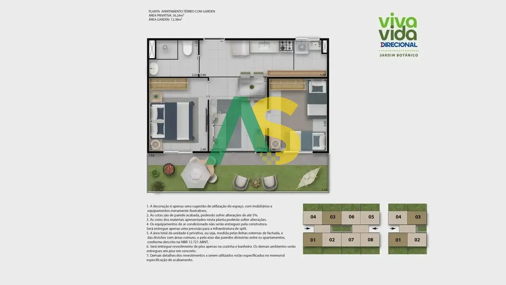Apartamento, 2 quartos, 36 m² - Foto 10