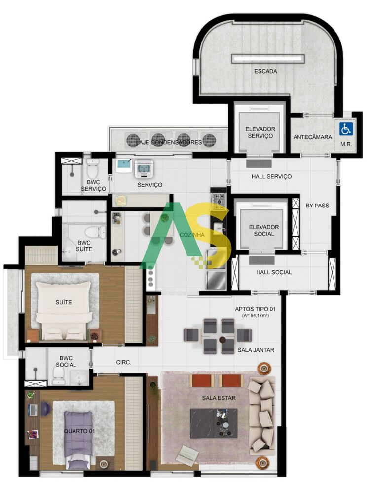 Apartamento, 3 quartos, 84 m² - Foto 15