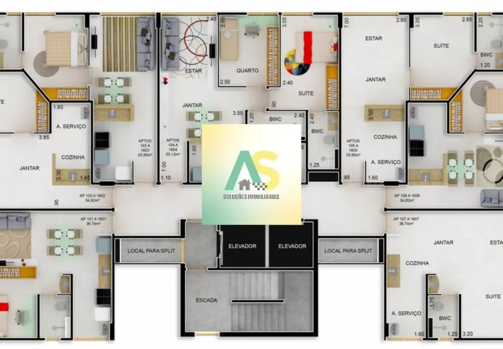 Apartamento, 1 quarto, 34 m² - Foto 9