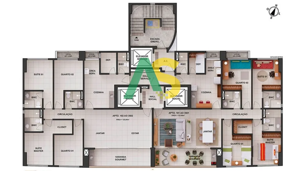 Apartamento, 4 quartos, 123 m² - Foto 12