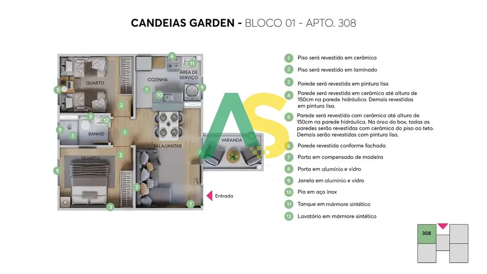 Apartamento, 2 quartos, 40 m² - Foto 15
