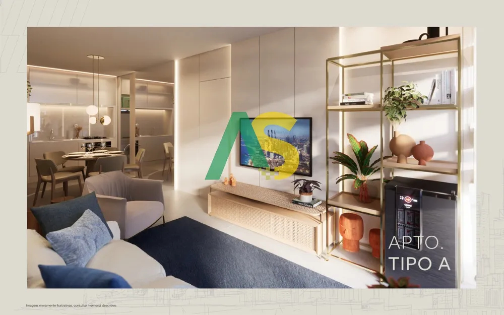 Apartamento, 2 quartos, 48 m² - Foto 3