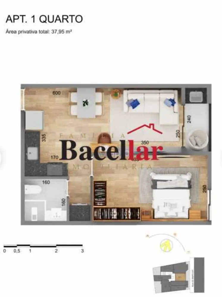 Apartamento, 1 quarto, 37 m² - Foto 17