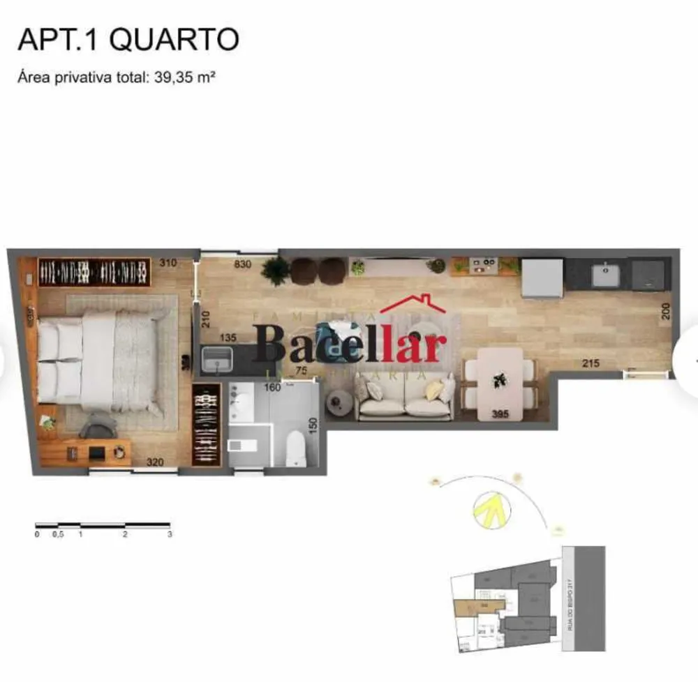 Apartamento, 1 quarto, 39 m² - Foto 16