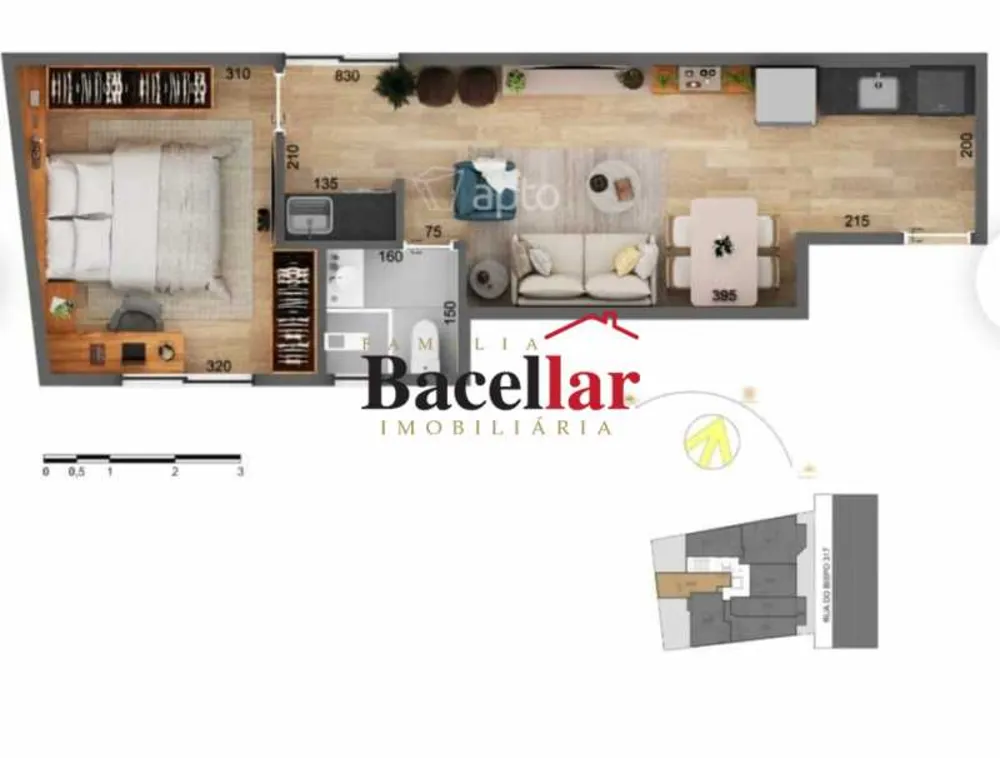 Apartamento, 1 quarto, 39 m² - Foto 17