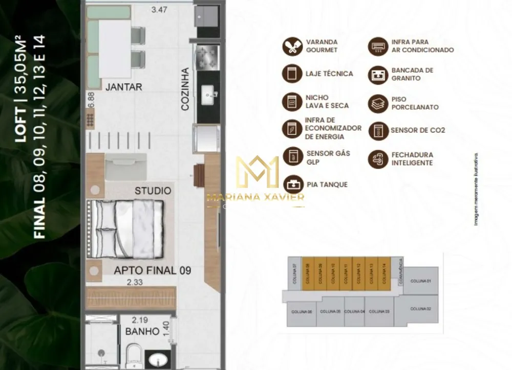 Apartamento, 35 m² - Foto 10