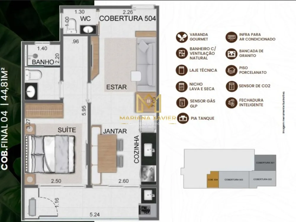 Apartamento, 35 m² - Foto 7