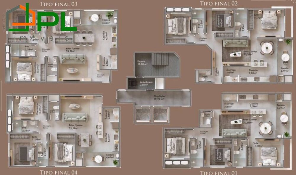 Apartamento, 3 quartos, 96 m² - Foto 4