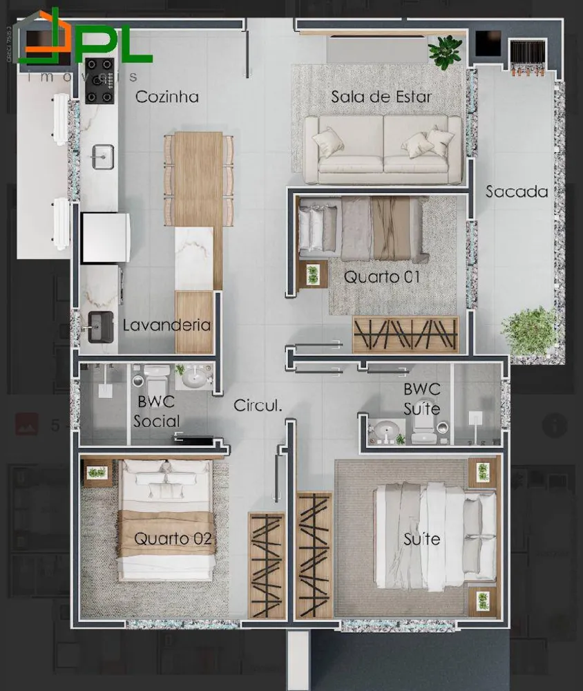 Apartamento, 3 quartos - Foto 8