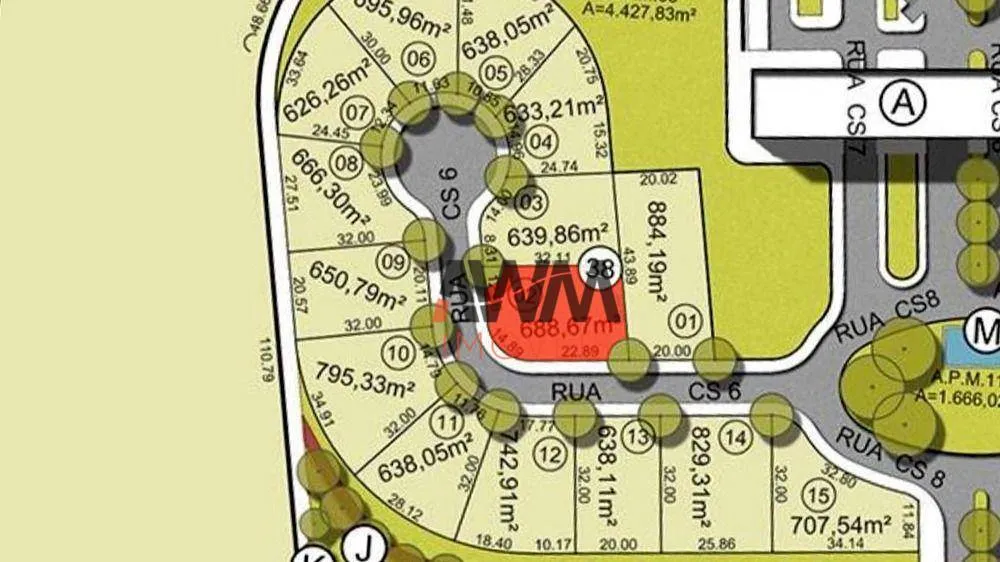 Loteamento e Condomínio, 688 m² - Foto 2