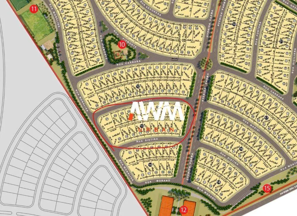 Loteamento e Condomínio, 585 m² - Foto 3