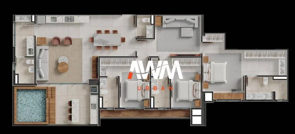 Cobertura, 3 quartos, 167 m² - Foto 15