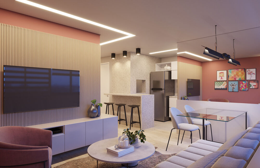 Apartamento à venda com 1 quarto, 42m² - Foto 1