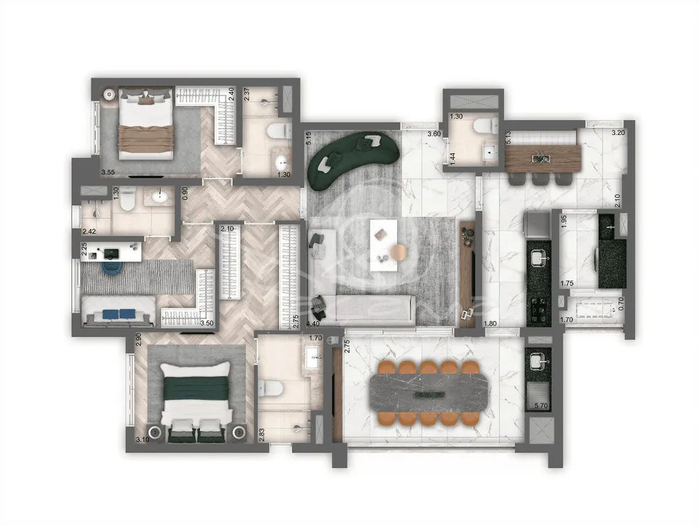 Apartamento, 3 quartos, 120 m² - Foto 16