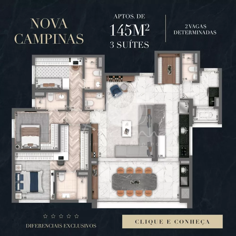 Apartamento, 3 quartos, 145 m² - Foto 7