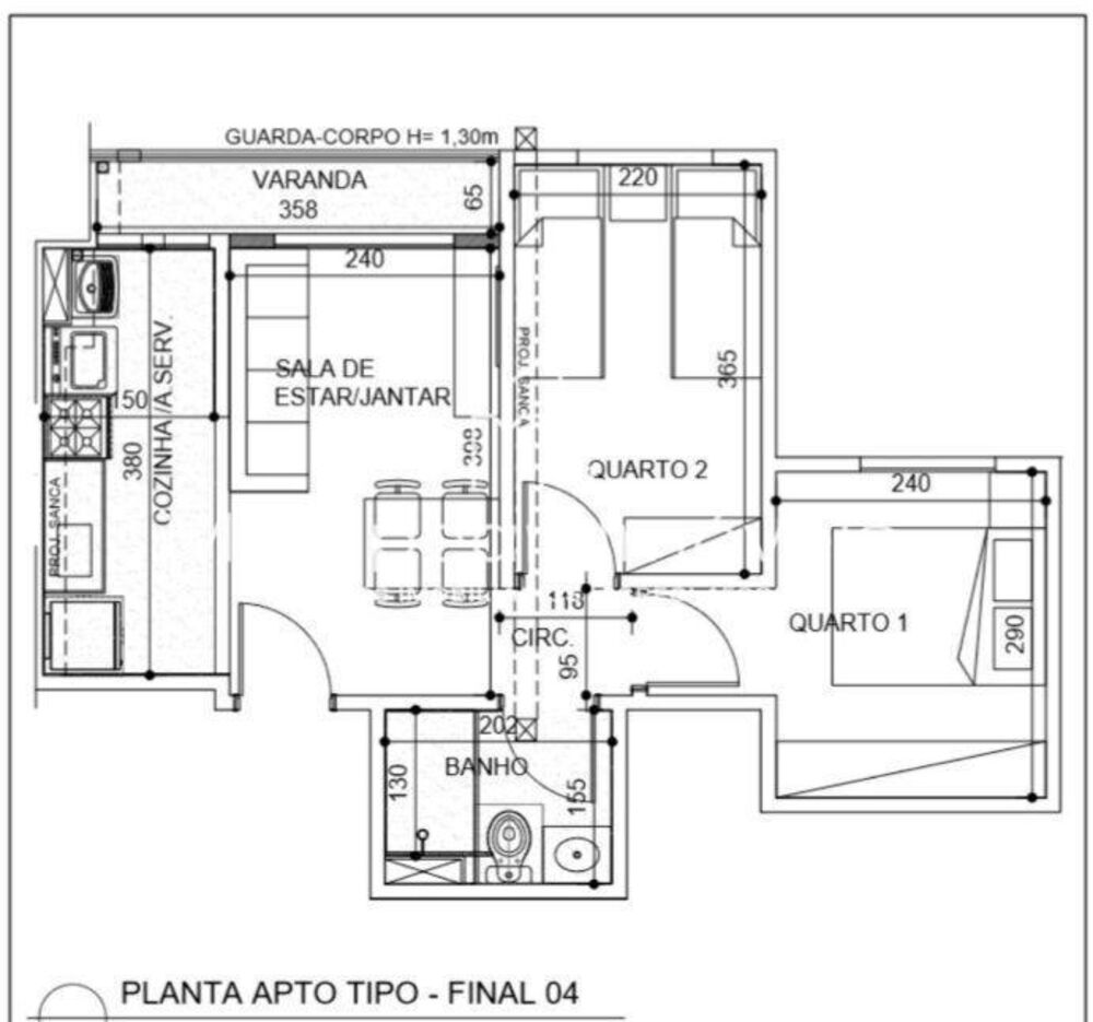 Apartamento, 2 quartos, 44 m² - Foto 7