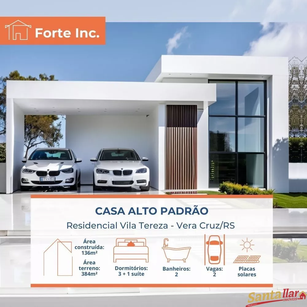 Casa à venda com 3 quartos, 136m² - Foto 1