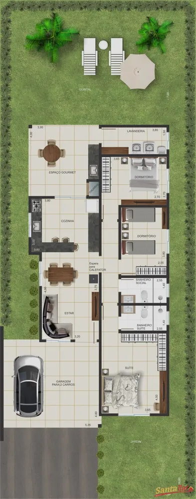 Casa, 3 quartos, 136 m² - Foto 5