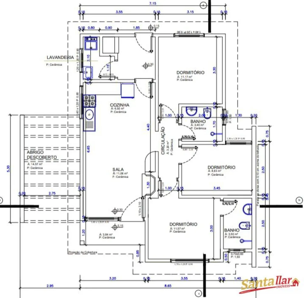 Casa, 3 quartos, 85 m² - Foto 4