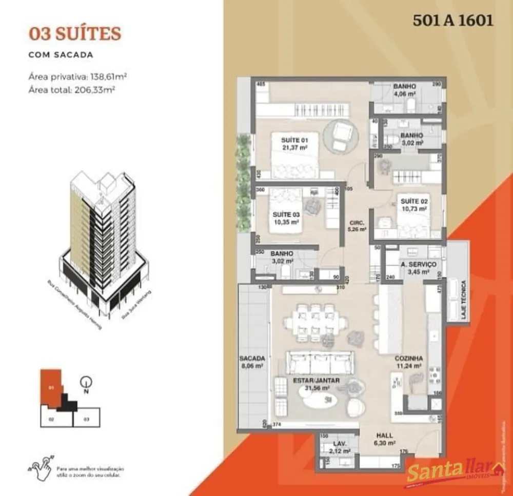 Apartamento, 2 quartos, 104 m² - Foto 8
