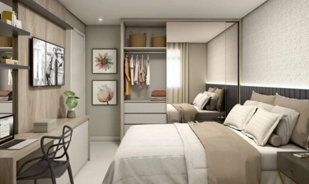 Apartamento, 2 quartos, 46 m² - Foto 3