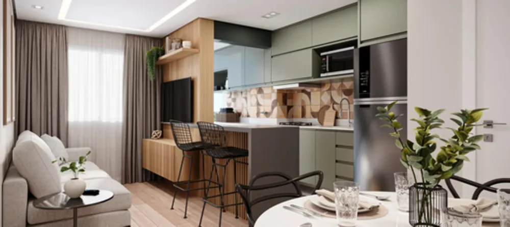 Apartamento, 2 quartos, 34 m² - Foto 3