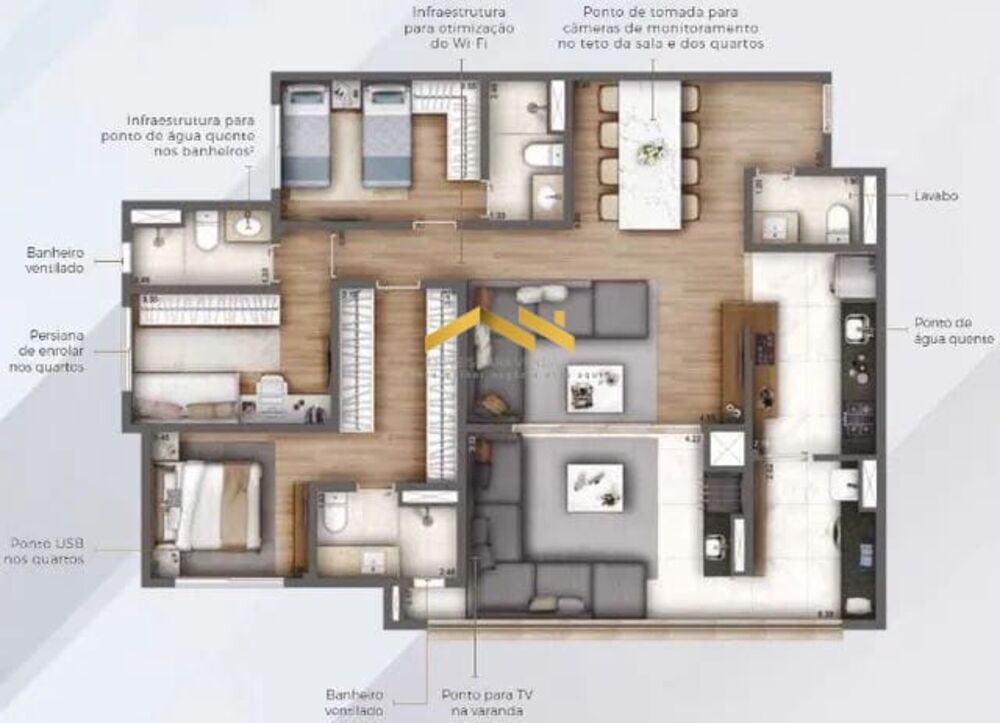 Apartamento, 3 quartos, 119 m² - Foto 13