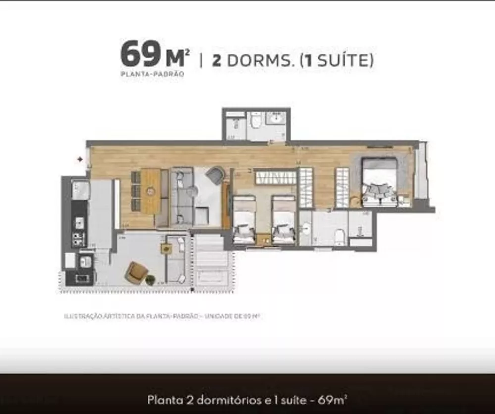 Apartamento à venda com 2 quartos, 69m² - Foto 12