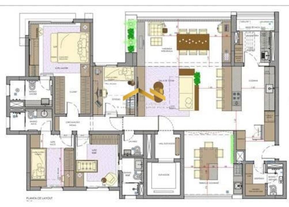 Apartamento, 4 quartos, 165 m² - Foto 1