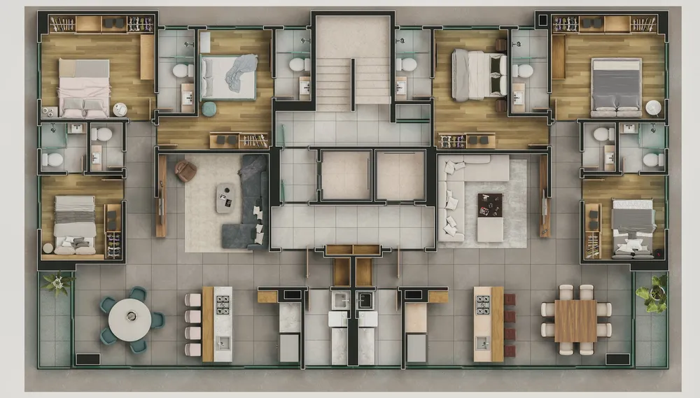 Apartamento, 3 quartos, 125 m² - Foto 1