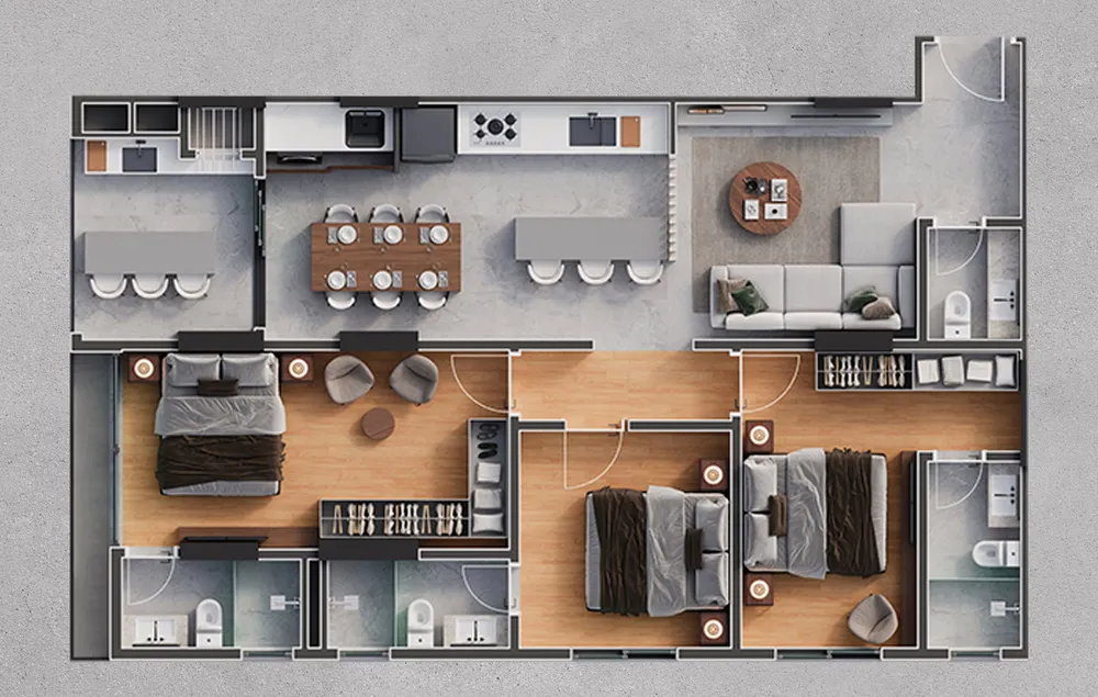 Sala-Conjunto, 65 m² - Foto 11