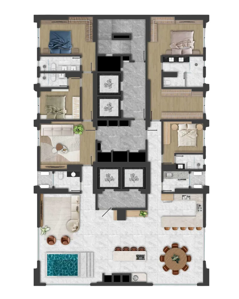 Apartamento, 3 quartos, 132 m² - Foto 4