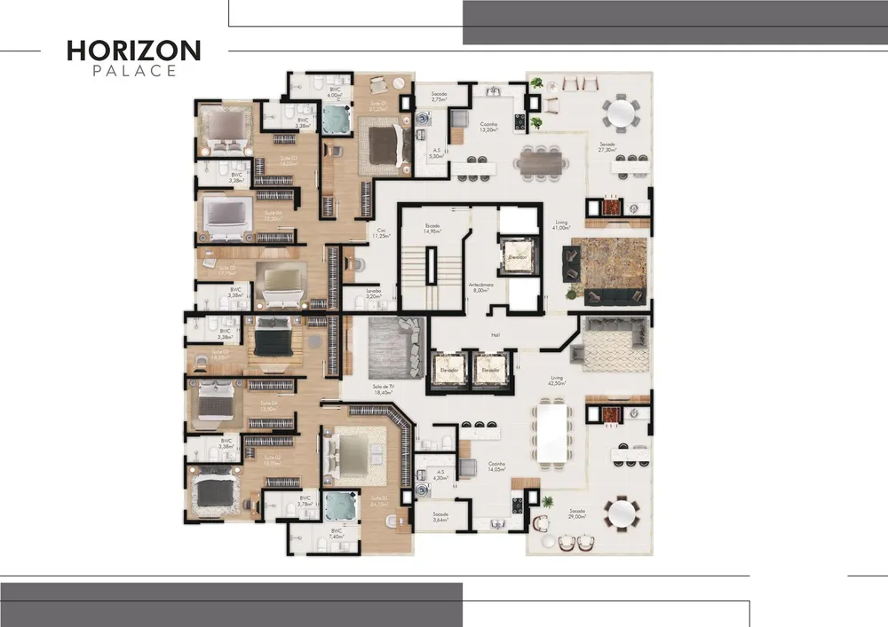 Apartamento, 262 m² - Foto 1