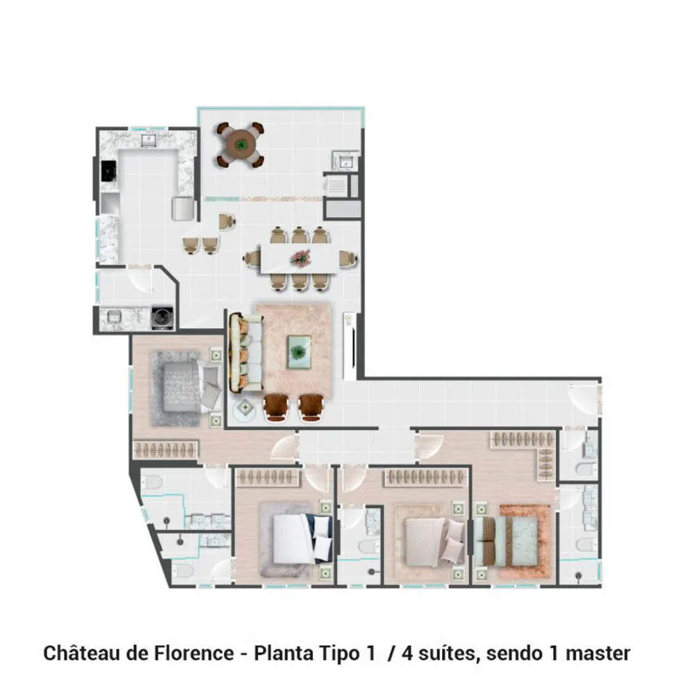 Apartamento, 4 quartos, 179 m² - Foto 6