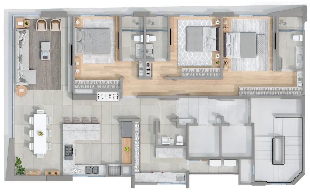 Apartamento, 3 quartos, 150 m² - Foto 11