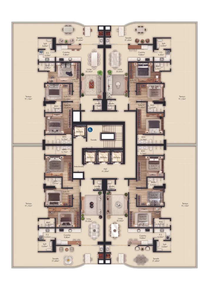 Apartamento, 3 quartos, 151 m² - Foto 4
