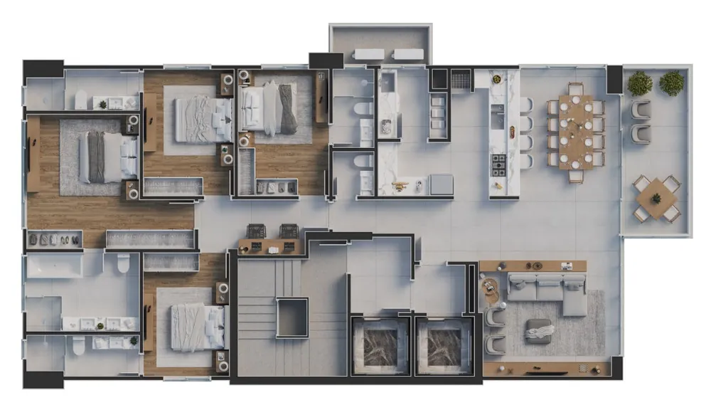 Apartamento, 4 quartos, 180 m² - Foto 12