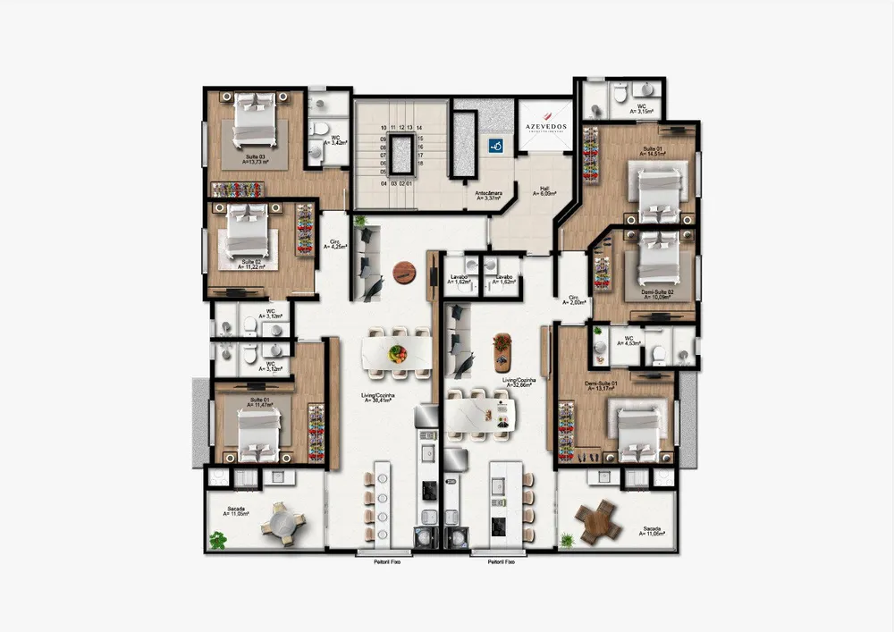 Apartamento, 3 quartos, 104 m² - Foto 4