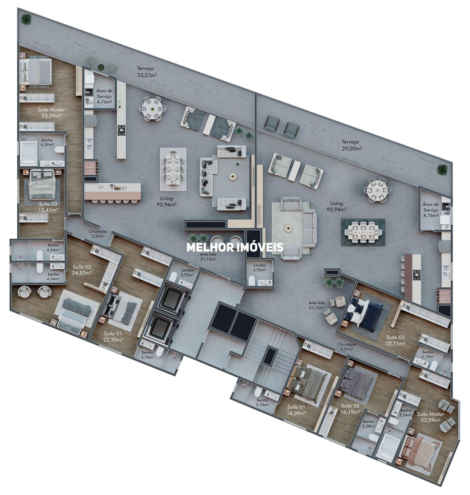 Apartamento, 3 quartos, 147 m² - Foto 12