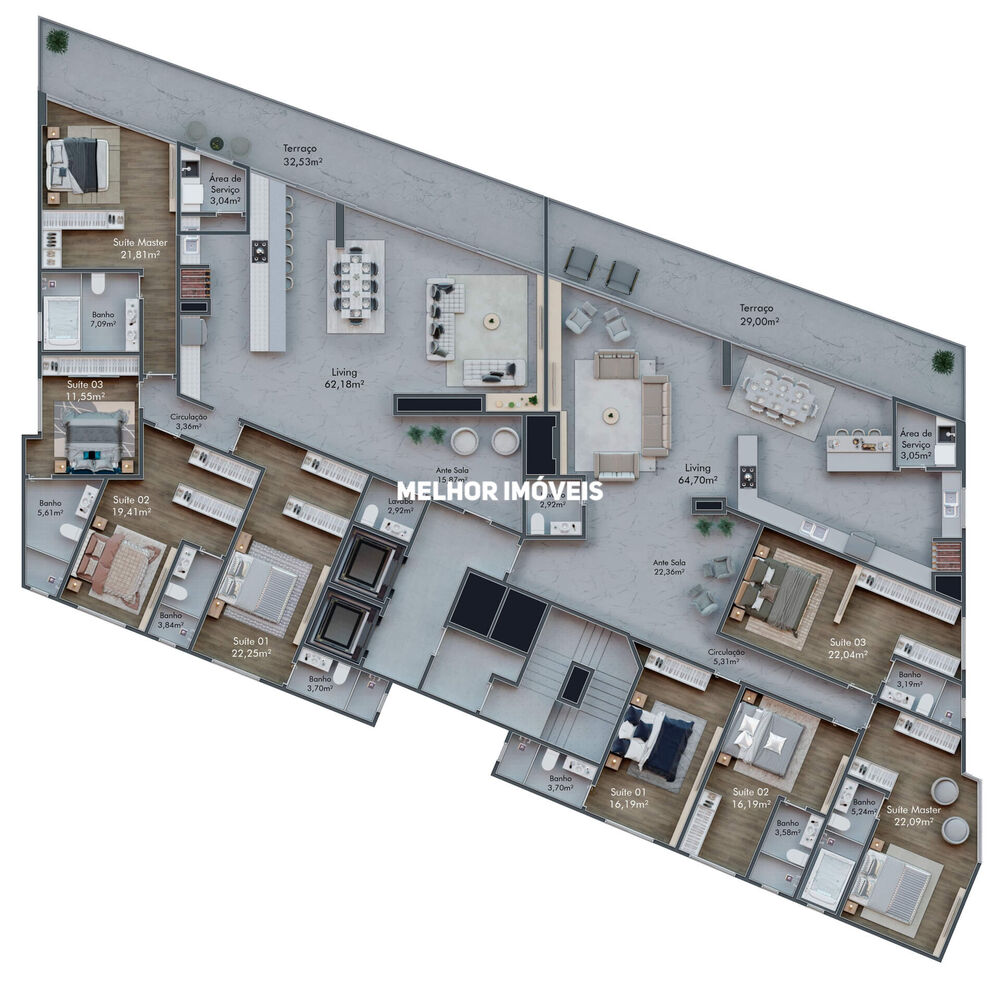 Apartamento, 3 quartos, 147 m² - Foto 15