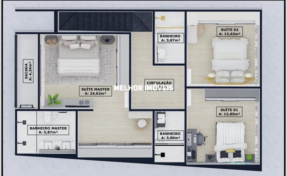 Sobrado, 3 quartos, 178 m² - Foto 4