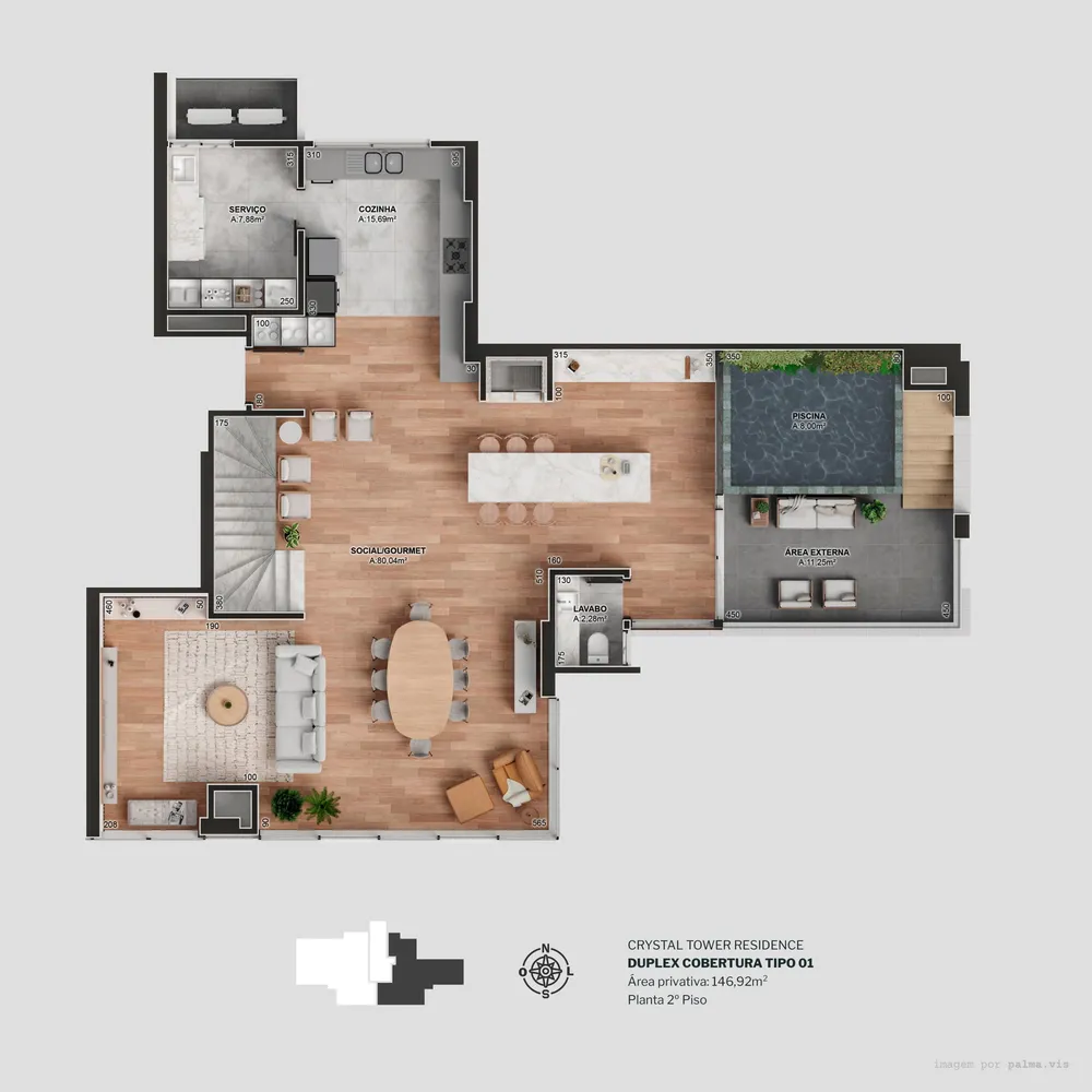 Apartamento, 3 quartos, 175 m² - Foto 6
