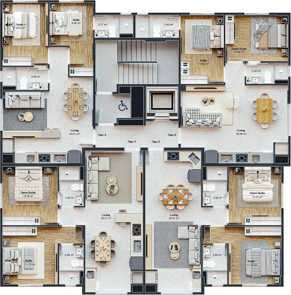 Apartamento, 2 quartos, 60 m² - Foto 7