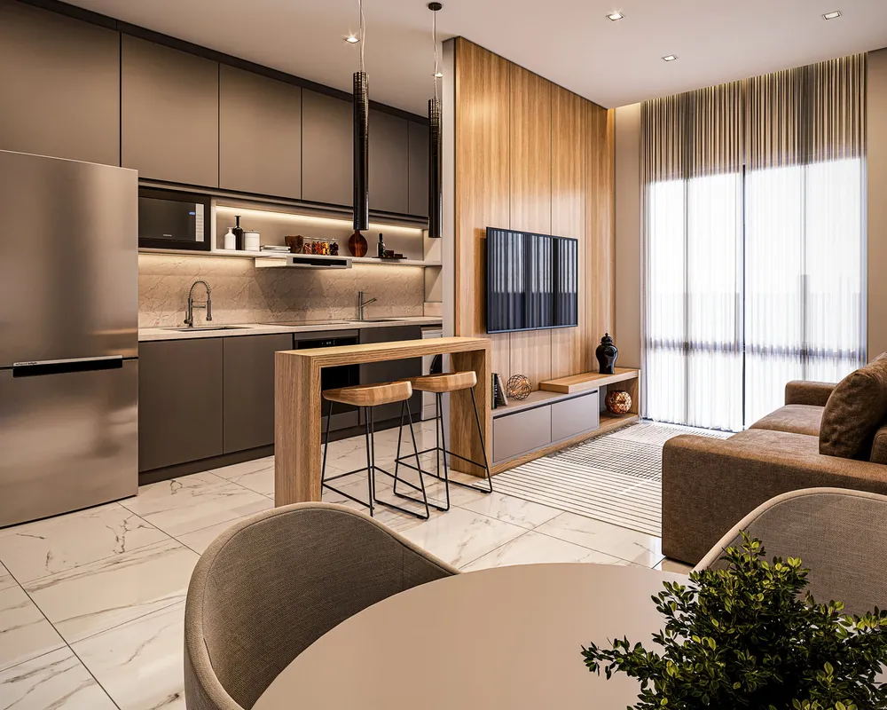 Apartamento, 2 quartos, 60 m² - Foto 2