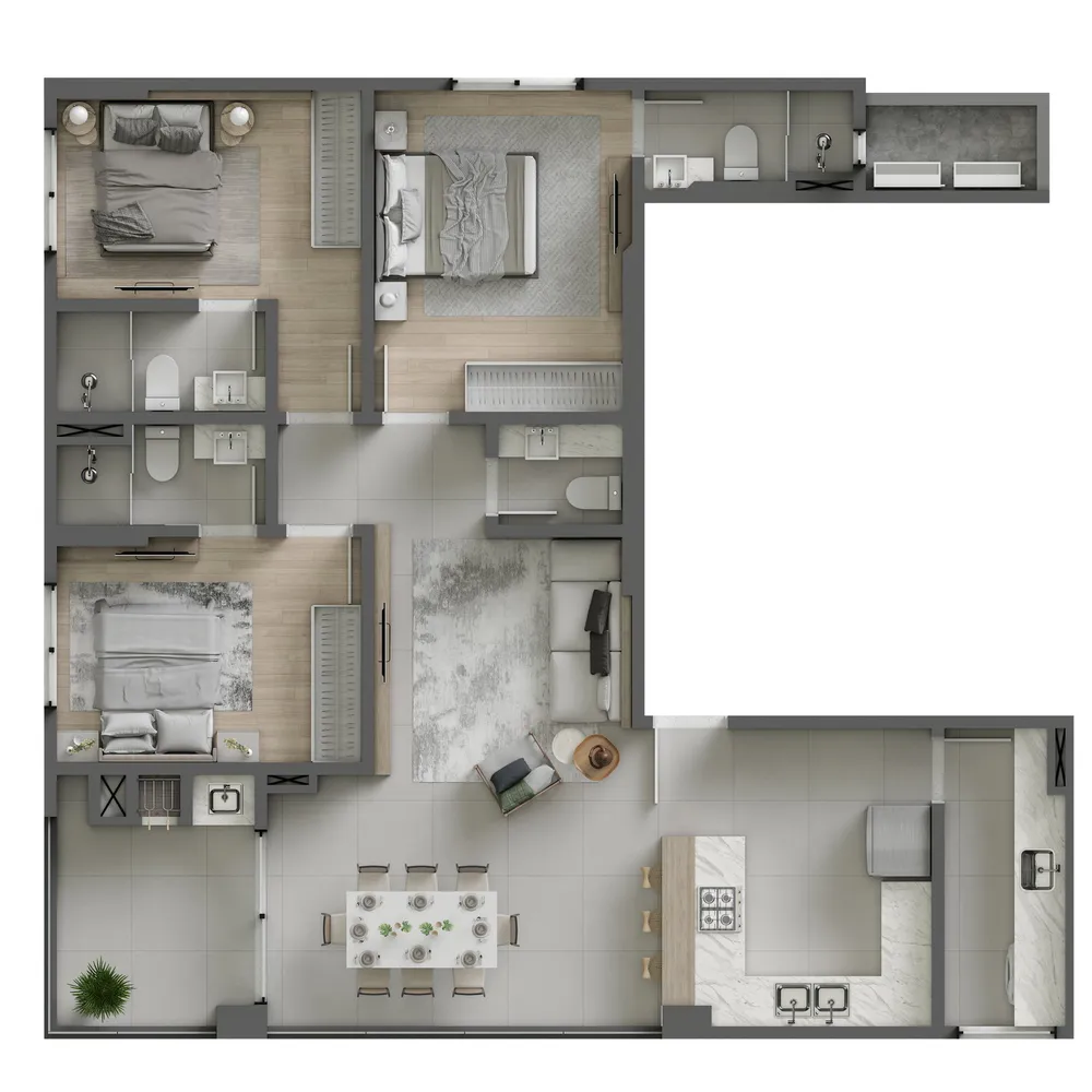 Apartamento, 3 quartos, 168 m² - Foto 11