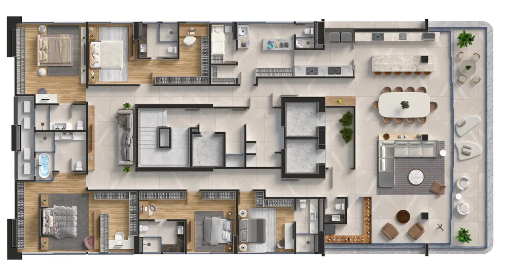 Apartamento, 6 quartos, 380 m² - Foto 1