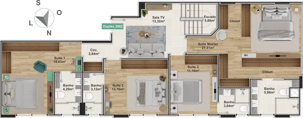 Apartamento, 4 quartos, 237 m² - Foto 4
