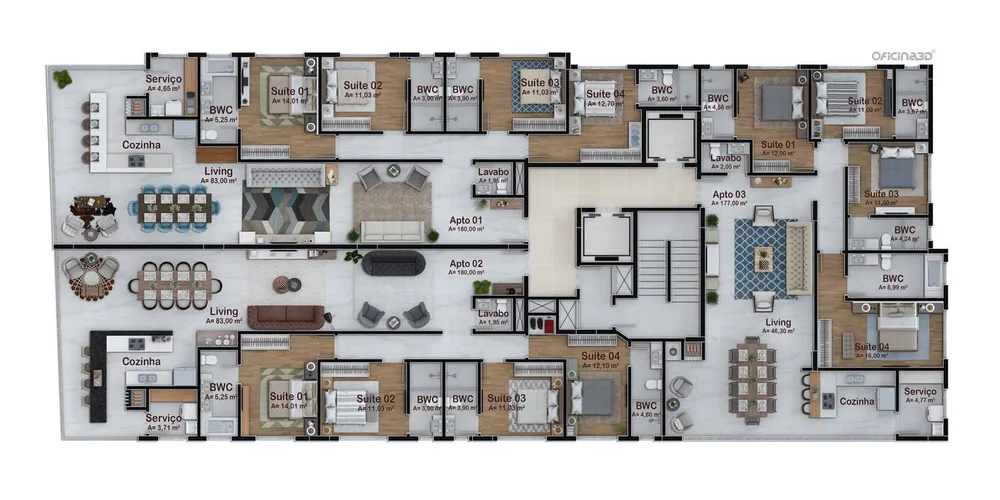 Apartamento, 4 quartos, 180 m² - Foto 12